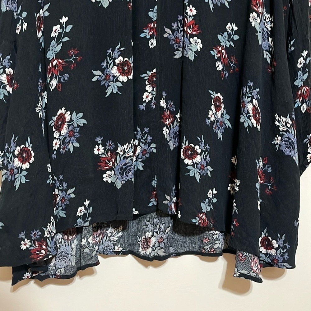 Free People Swing Out Of It Black Floral Dress Small - Picture 3 of 11